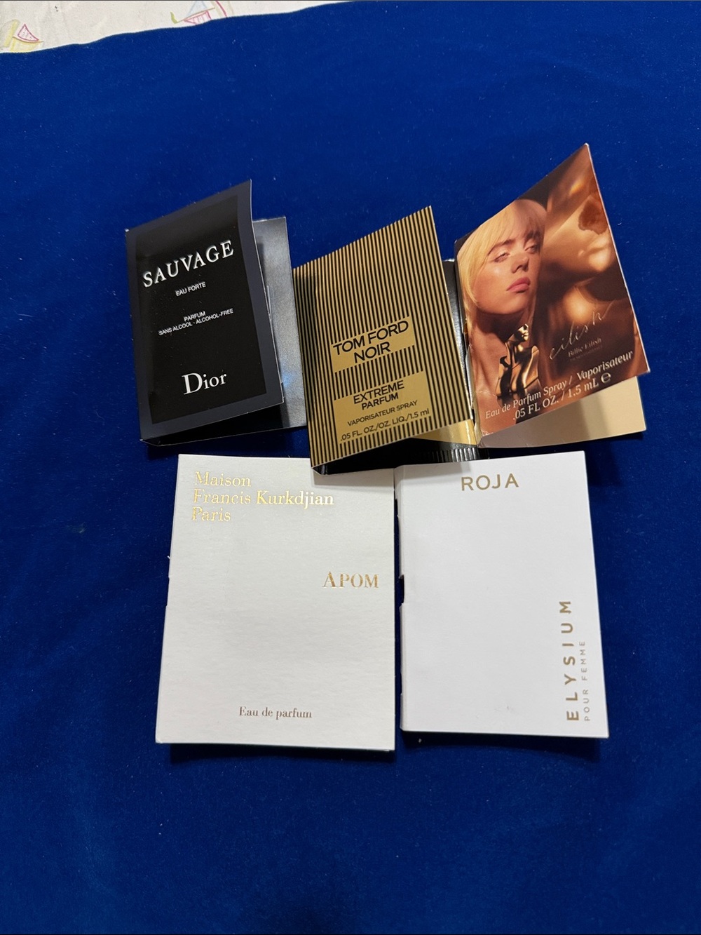 Tom Ford Noir Extreme Sample Card - Gold and Black